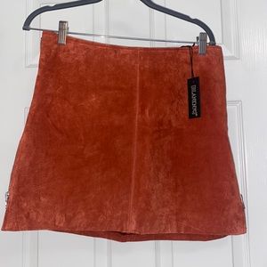 Blank NYC Suede Miniskirt